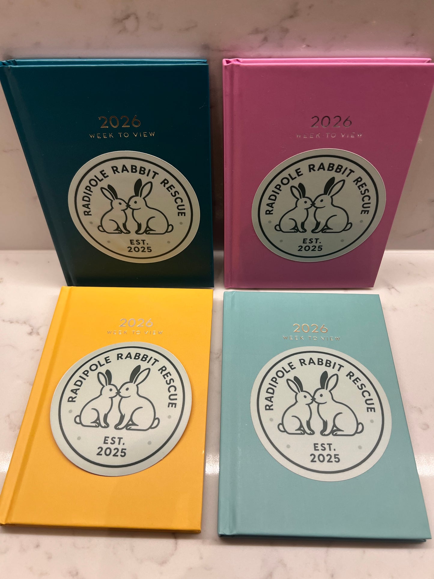 A6 2026, Hard back, Week to View Diary