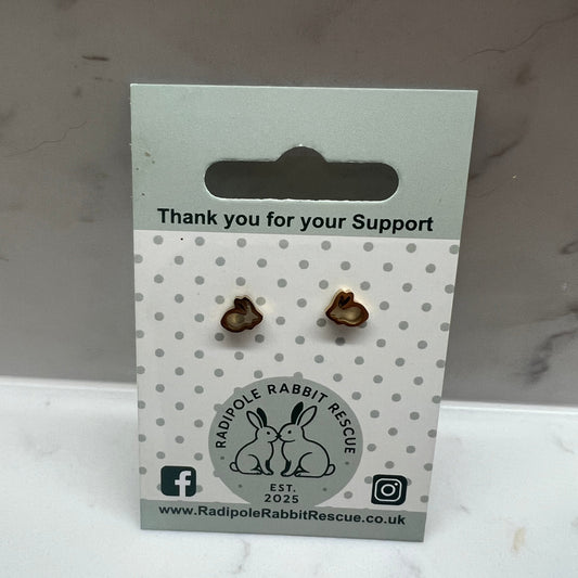 Rabbit Outline Earrings